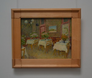 Vincent van Gogh.Interior de restaurant