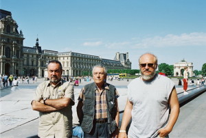 Mai 2005 - Waldemar Mattis-Teutsch, Liviu Cihodaru et Gabriel Stan à Paris