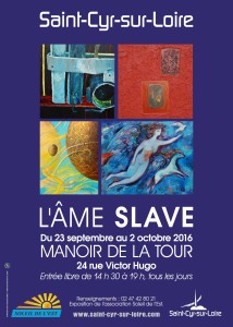 Affiche expo - L'ÂME SLAVE