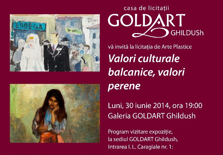 Licitatia Goldart 126. 30 iunie 2014