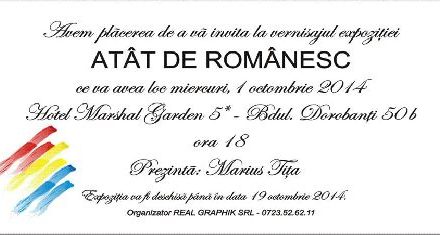 “ATÂT DE ROMÂNESC” – pictură la la Hotel Marshal Garden