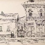 Petre Chirea – schiţe în creion şi cărbune